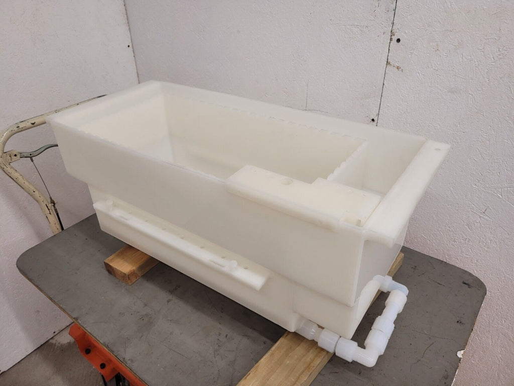 PTFE High Purity Liquid Bath Acid Rinse Tank  10"x10"x21" Tank Inside Unit C