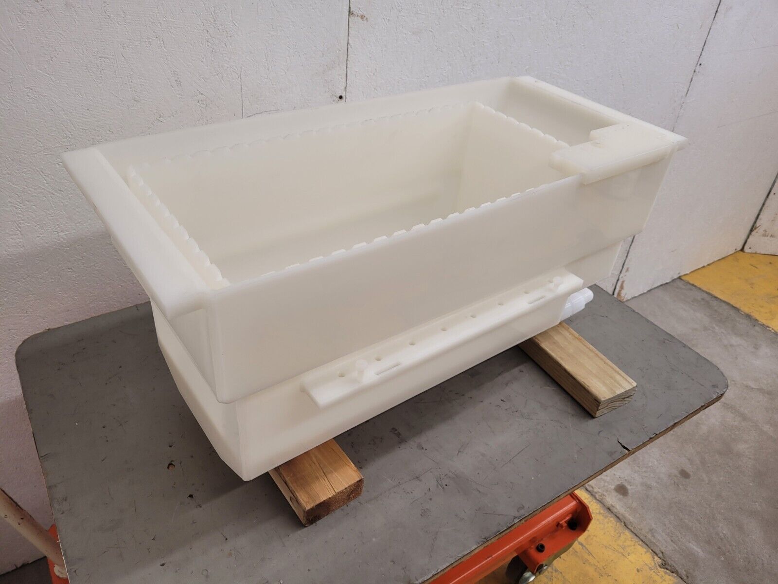 PTFE High Purity Liquid Bath Acid Rinse Tank  10"x10"x21" Tank Inside Unit C