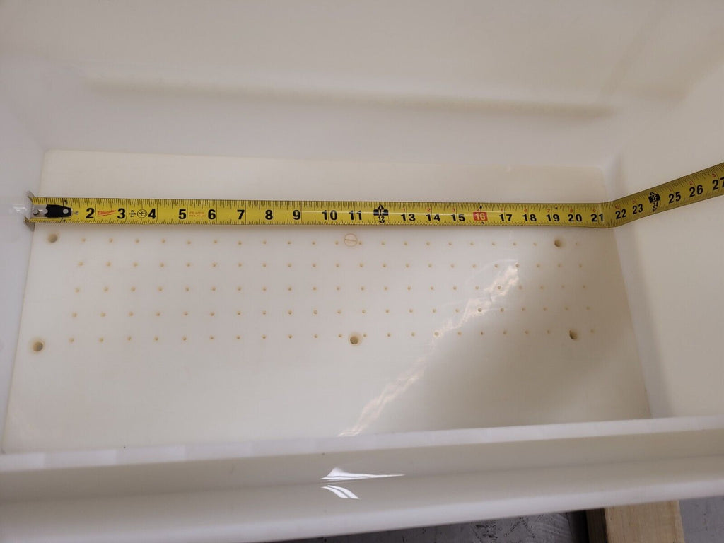 PTFE High Purity Liquid Bath Acid Rinse Tank  10"x10"x21" Tank Inside Unit C