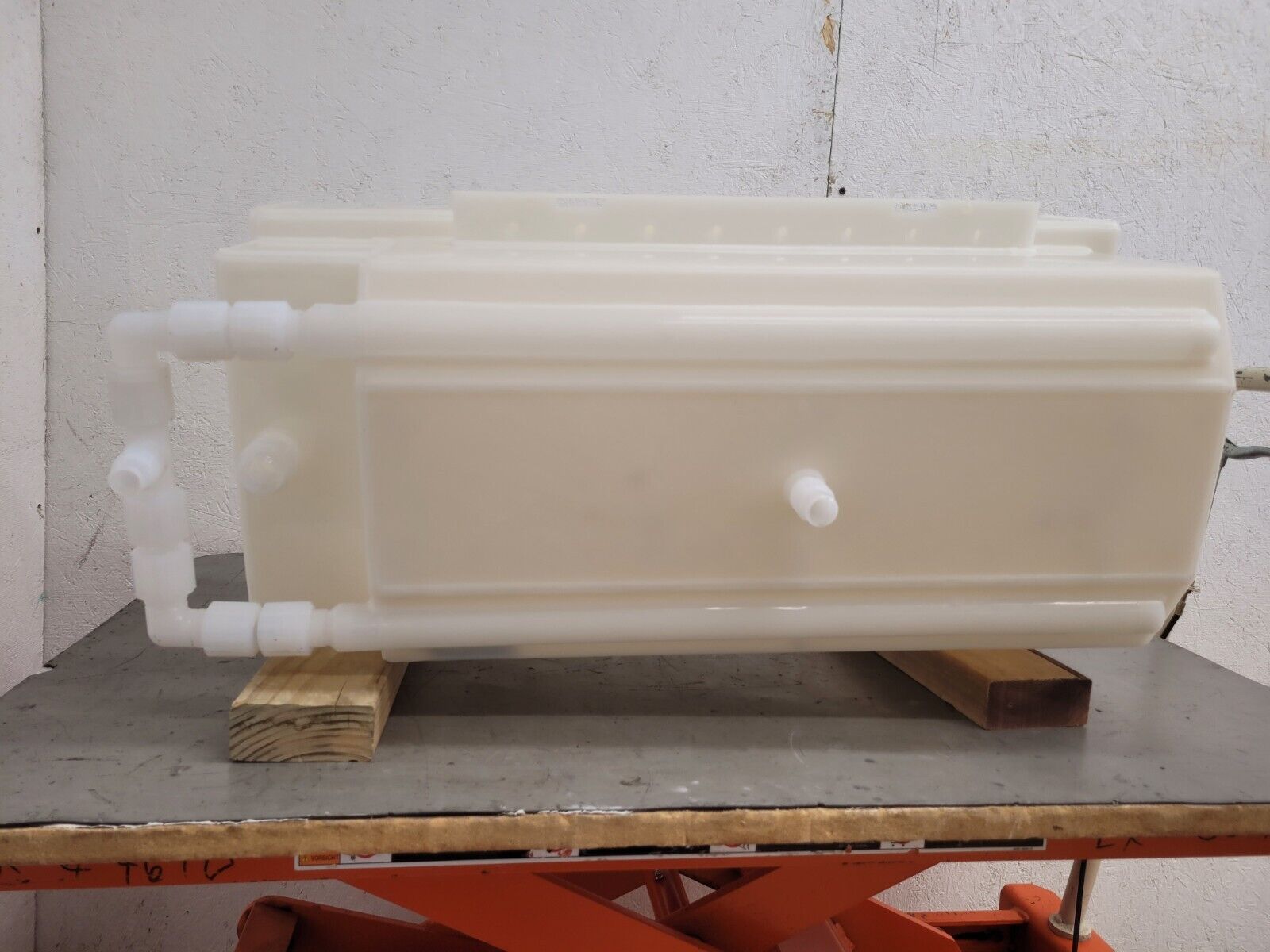 PTFE High Purity Liquid Bath Acid Rinse Tank  10"x10"x21" Tank Inside Unit C