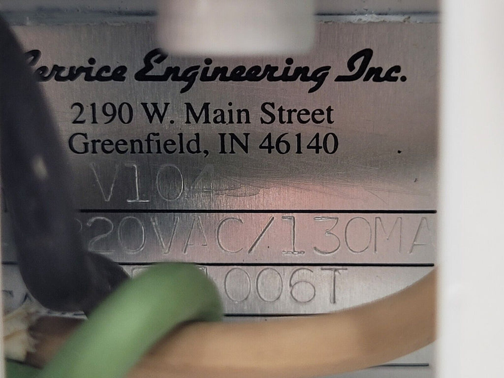 Service Engineering Corp Vibratory Bowl Linear Parts Feeder 24098 230VAC 8x5mm