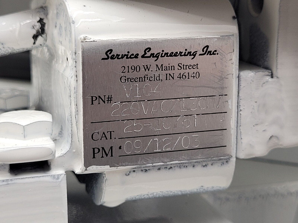 Service Engineering Corp Vibratory Bowl Linear Parts Feeder 24098 230VAC 8x5mm