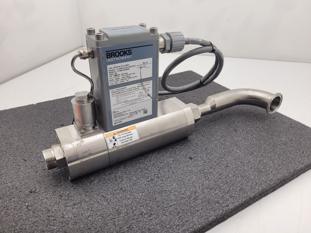 Brooks Thermal Mass Flow SlamF Series Flow Meter SLAMF53S2FJB2K2A3 N2 2000 SLPM