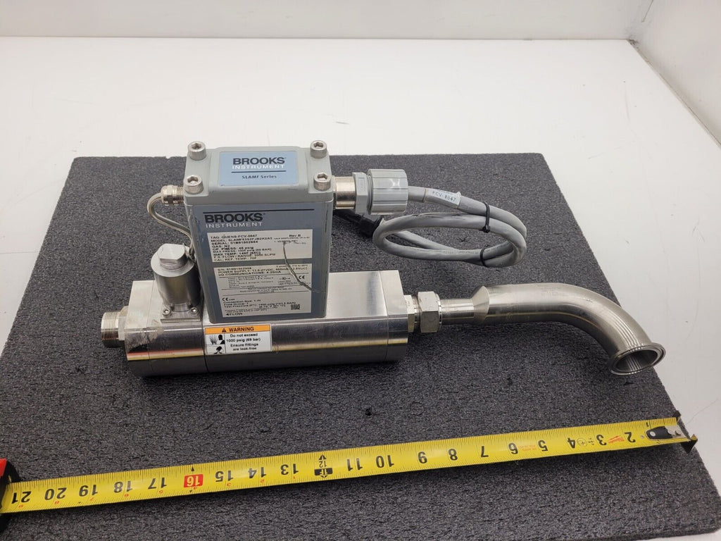 Brooks Thermal Mass Flow SlamF Series Flow Meter SLAMF53S2FJB2K2A3 N2 2000 SLPM