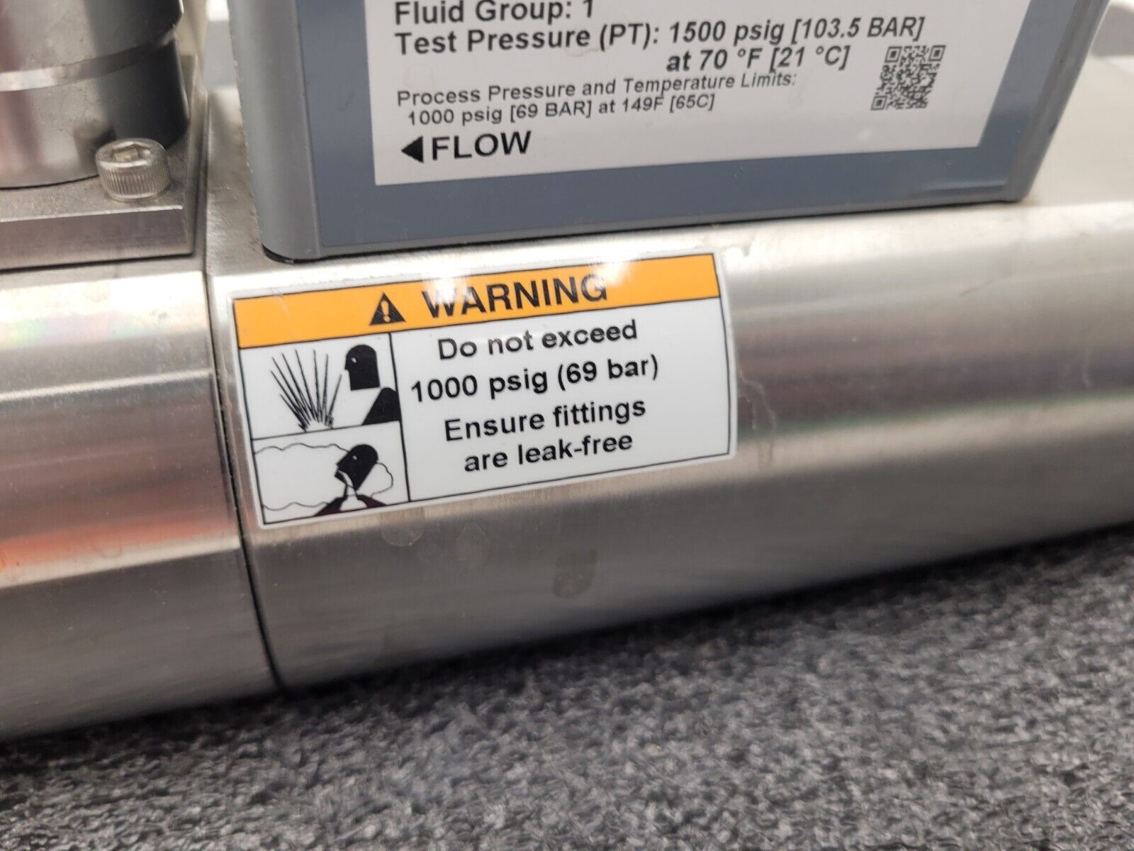 Brooks Thermal Mass Flow SlamF Series Flow Meter SLAMF53S2FJB2K2A3 N2 2000 SLPM