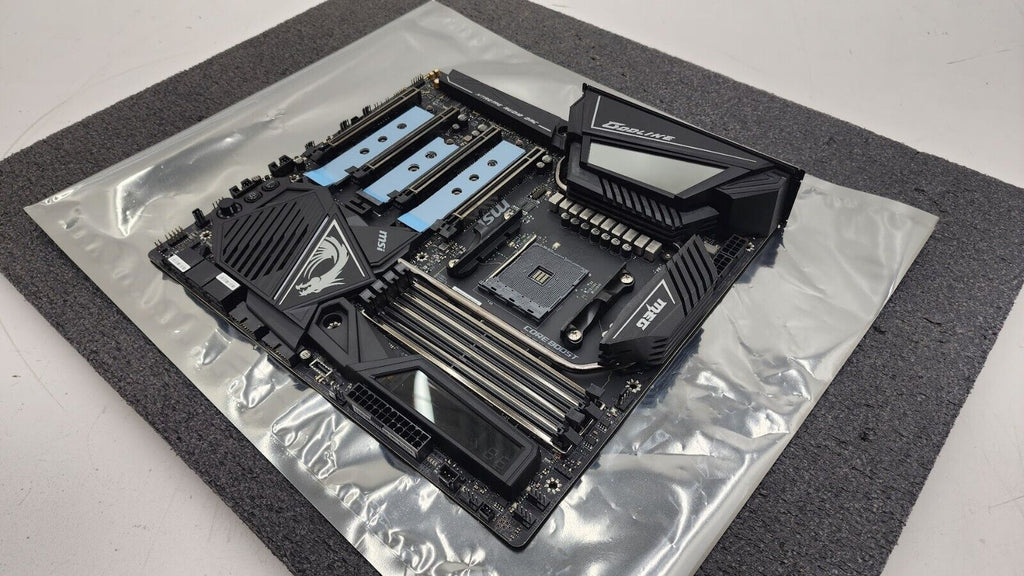 MSI MEG X570 GODLIKE Motherboard AMD AM4 DDR4 E-ATX Mainboard Parts or Repair