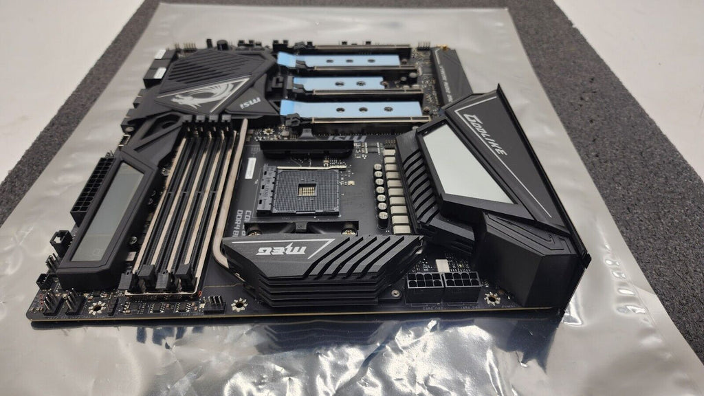 MSI MEG X570 GODLIKE Motherboard AMD AM4 DDR4 E-ATX Mainboard Parts or Repair