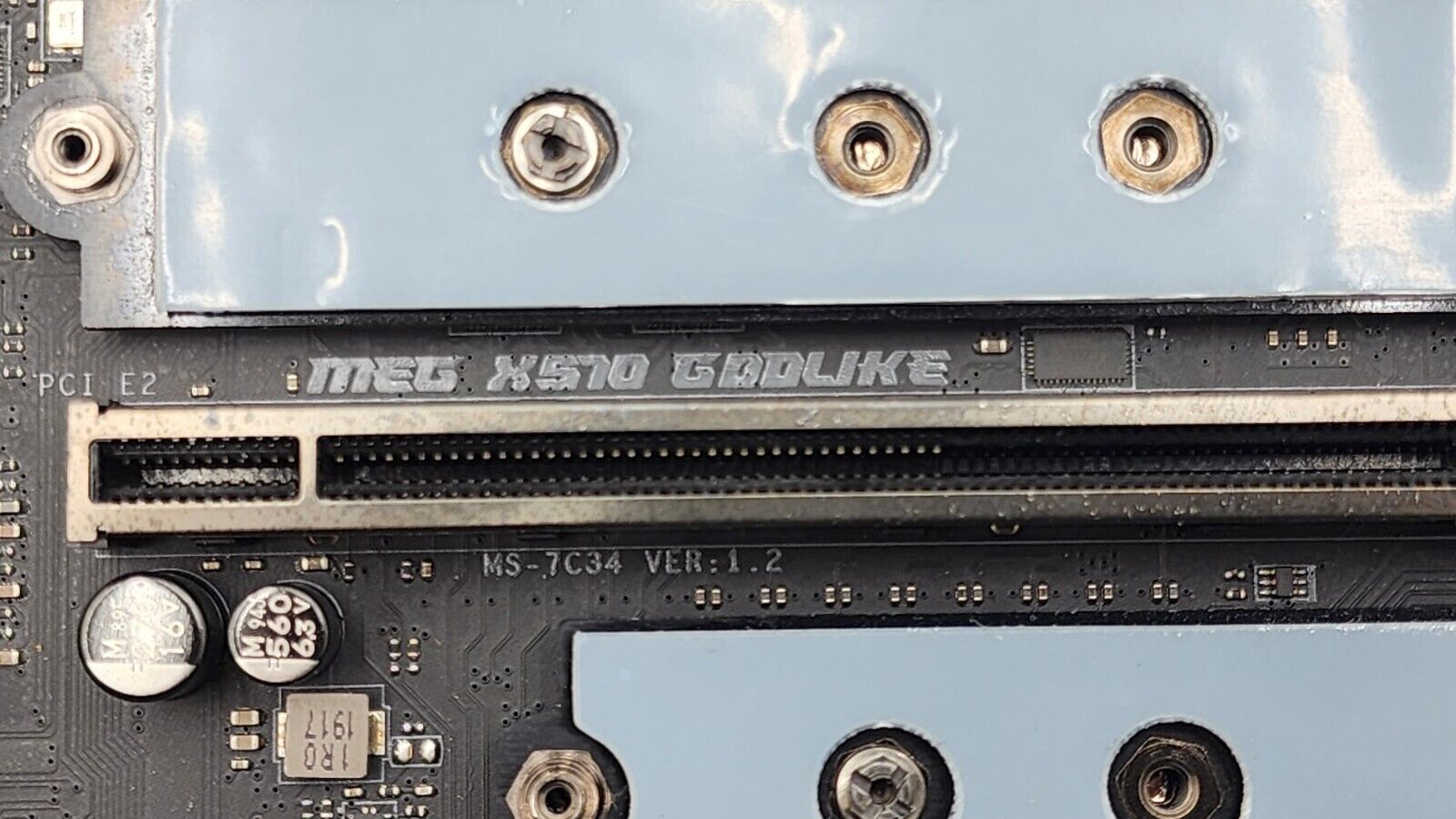MSI MEG X570 GODLIKE Motherboard AMD AM4 DDR4 E-ATX Mainboard Parts or Repair