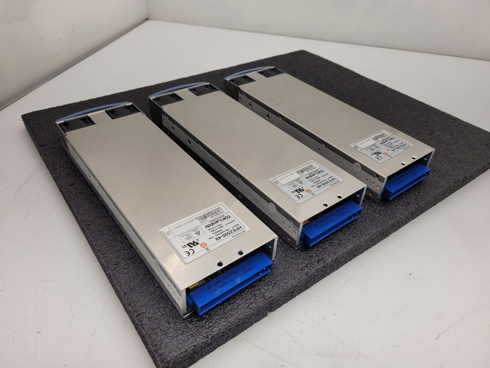 Lot of 3 TDK Lambda Power Supply HFE2500-48 48V 52A 12V 0.5A Output Working Pull