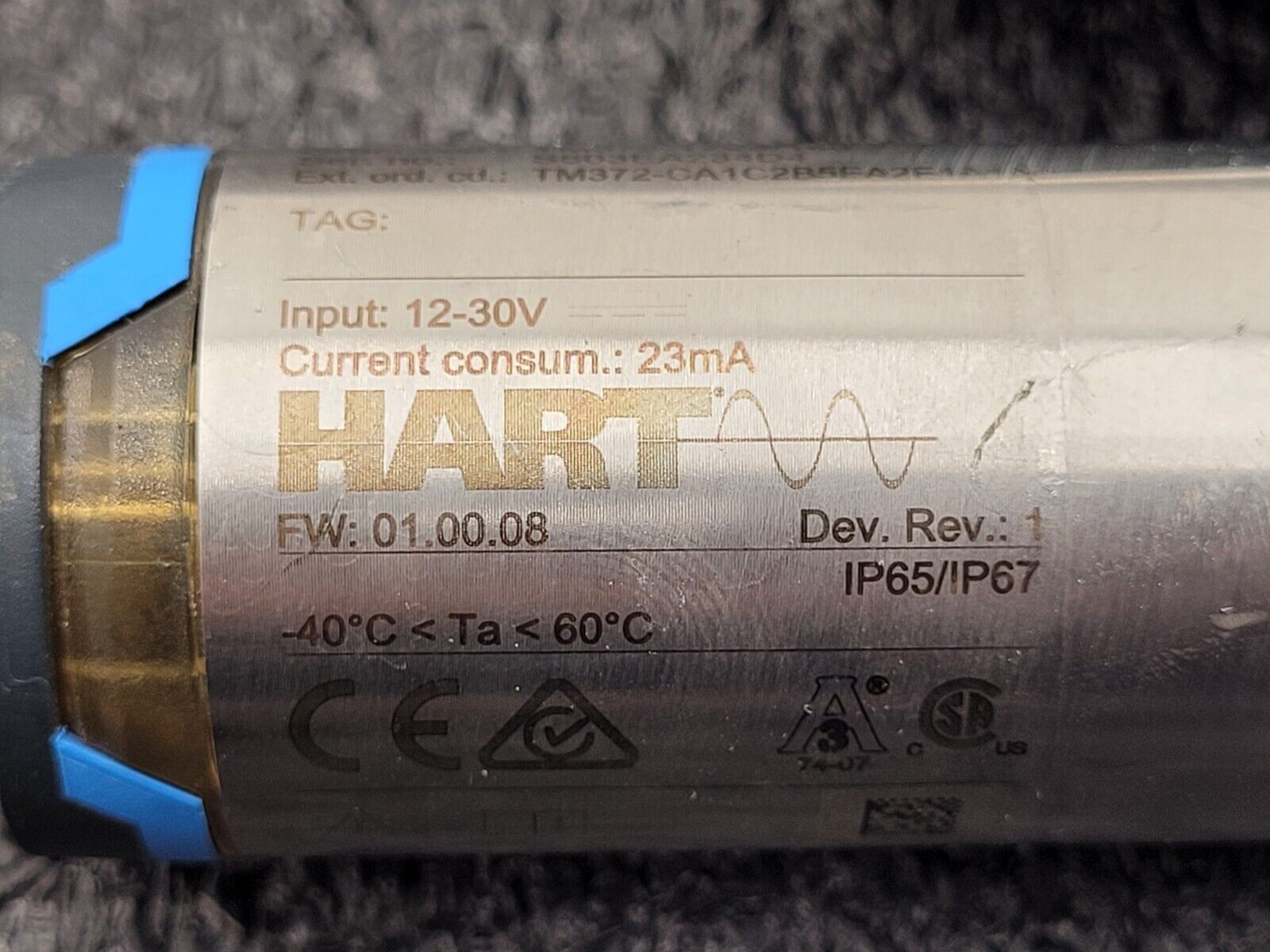 Endress & Hauser TM372-17V8/160 TM372-CA1C2B5EA2E1A Temperature Sensor TrustSens