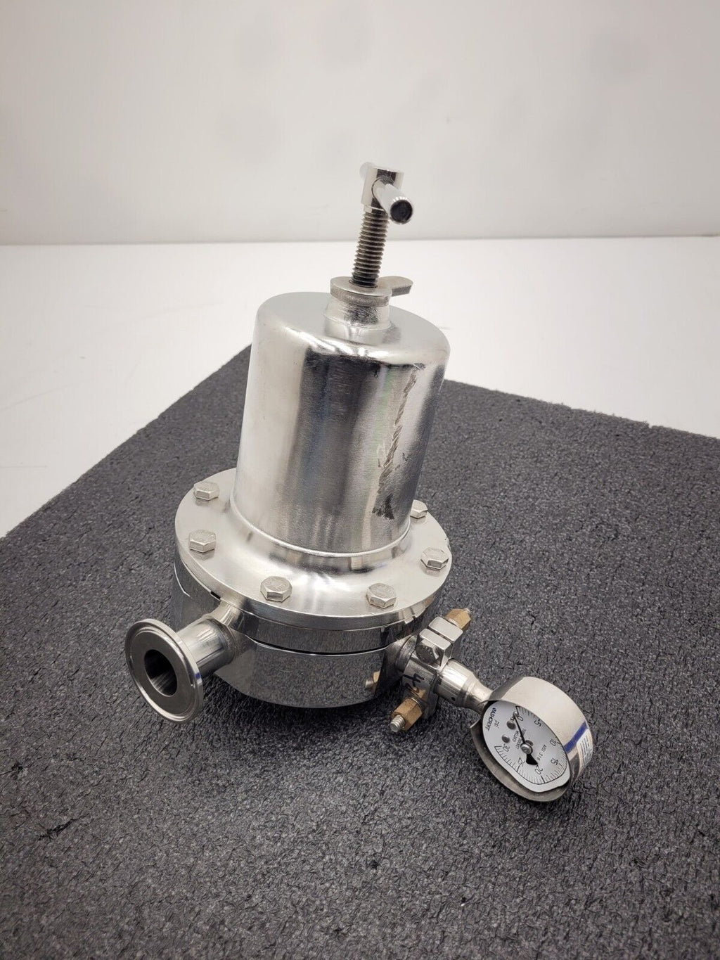 2" Sanitary Fitting 316L Stainless 100PSI Liquid Pressure Regulator 17806-147