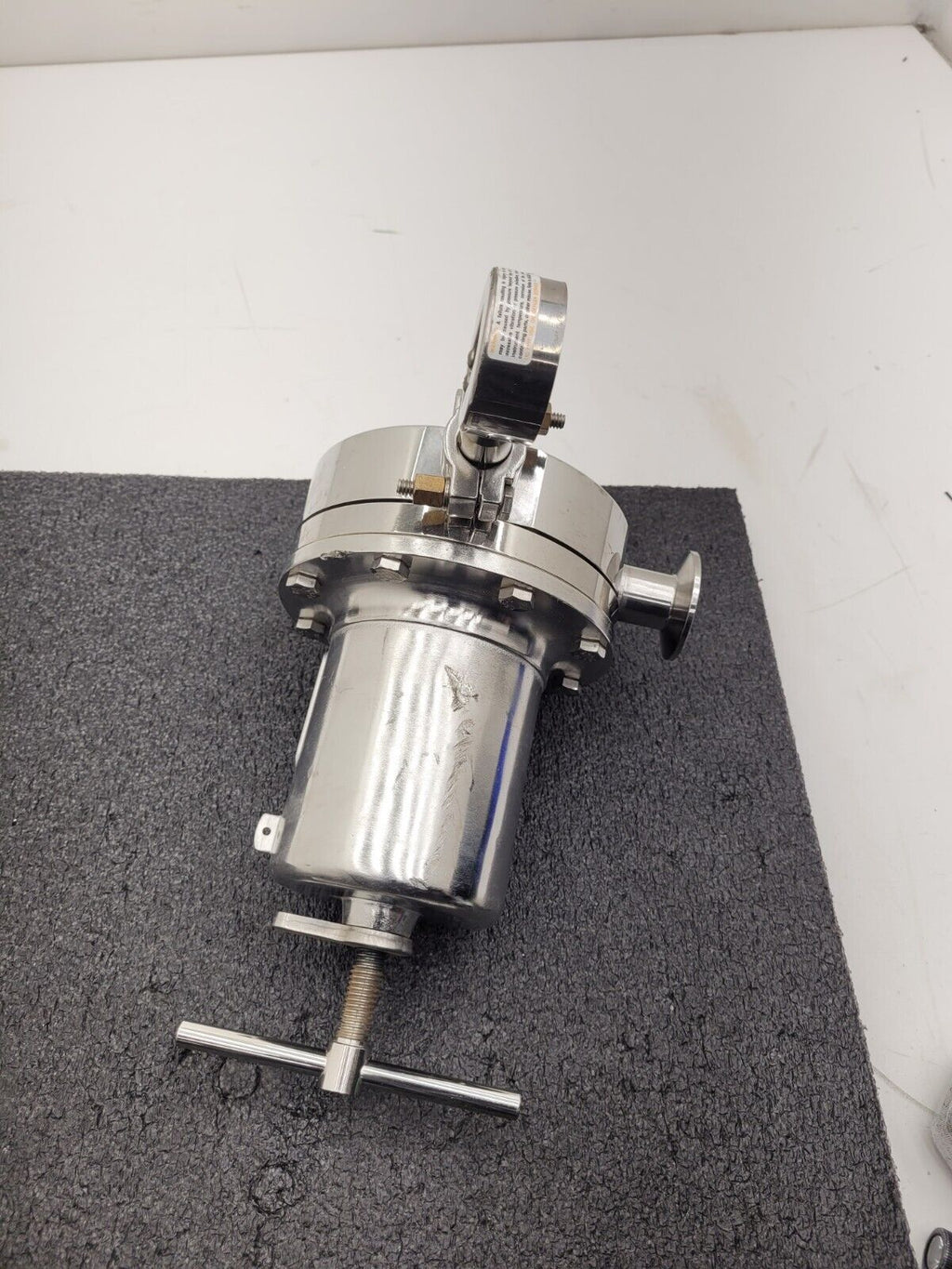 2" Sanitary Fitting 316L Stainless 100PSI Liquid Pressure Regulator 17806-147