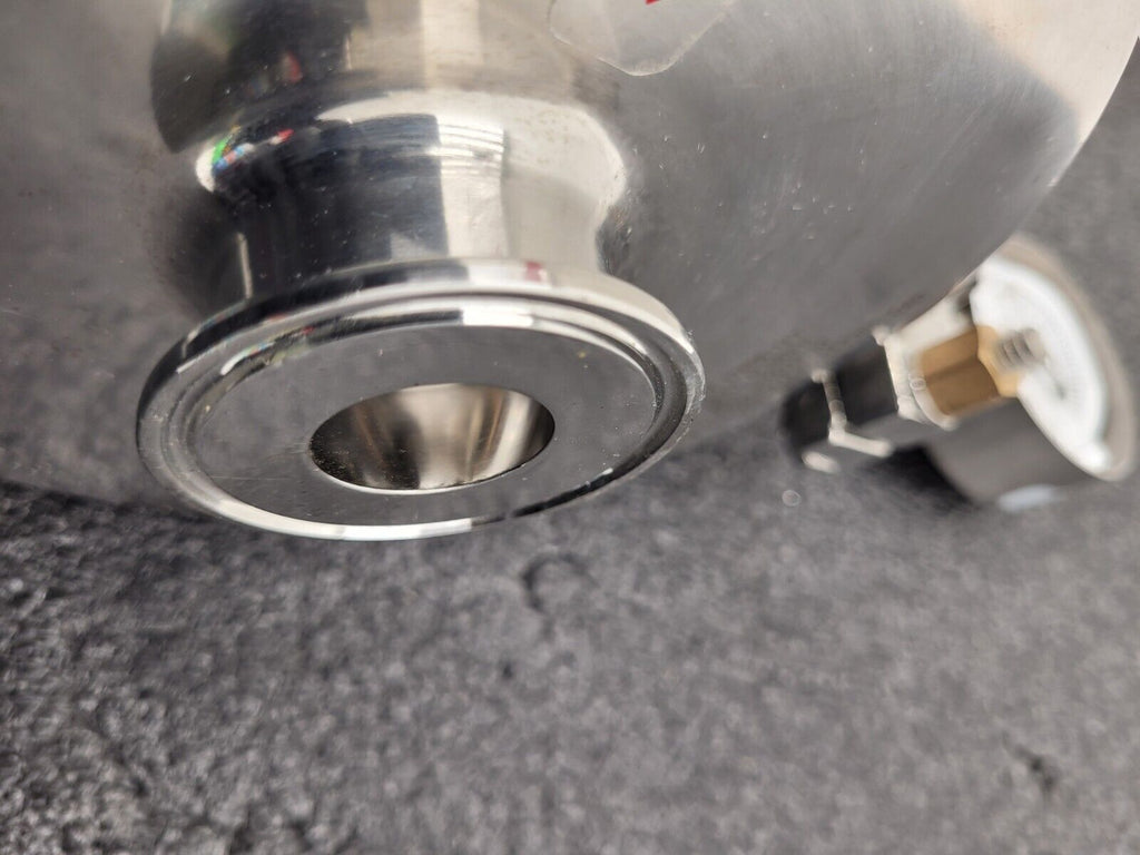 2" Sanitary Fitting 316L Stainless 100PSI Liquid Pressure Regulator 17806-147