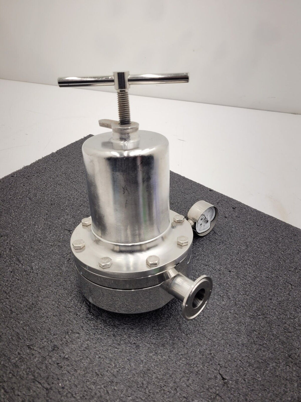 2" Sanitary Fitting 316L Stainless 100PSI Liquid Pressure Regulator 17806-147