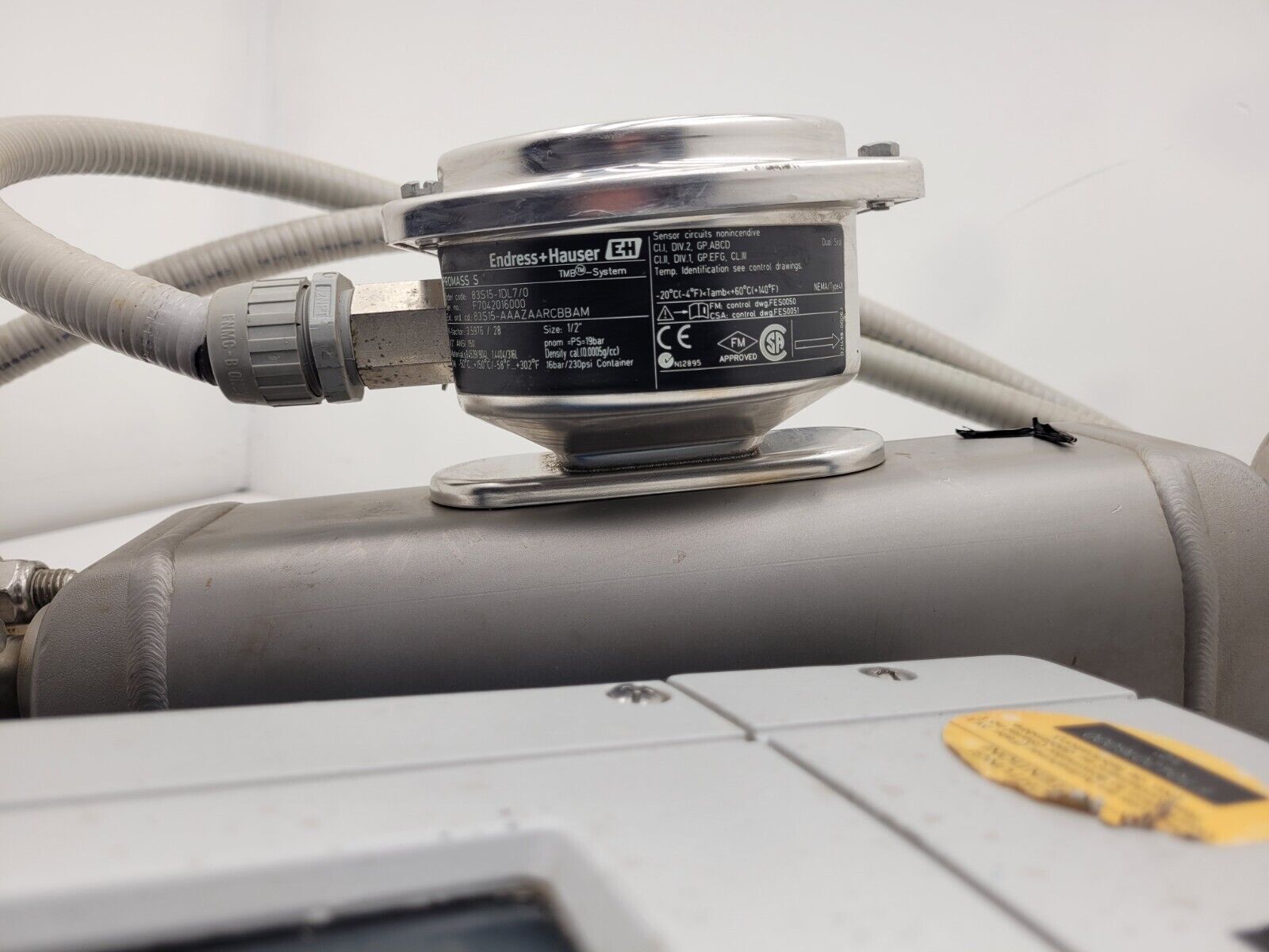 Endress+Hauser PROMASS S Mass Flowmeter 83S15-1DL7/0 Flow Controller +XMTR C