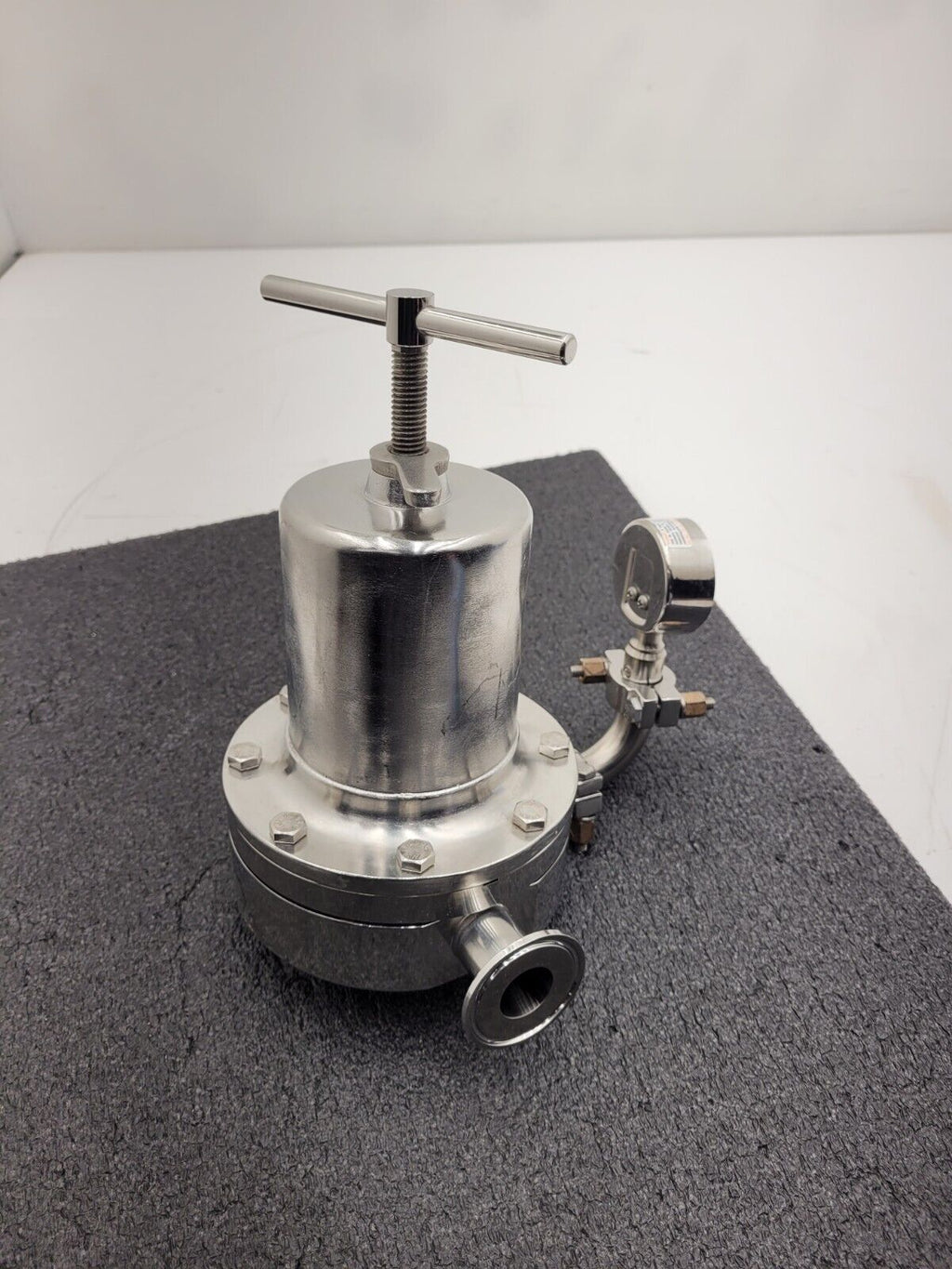 2" Sanitary Fitting 316L Stainless 100PSI Liquid Pressure Regulator 17806-147 B