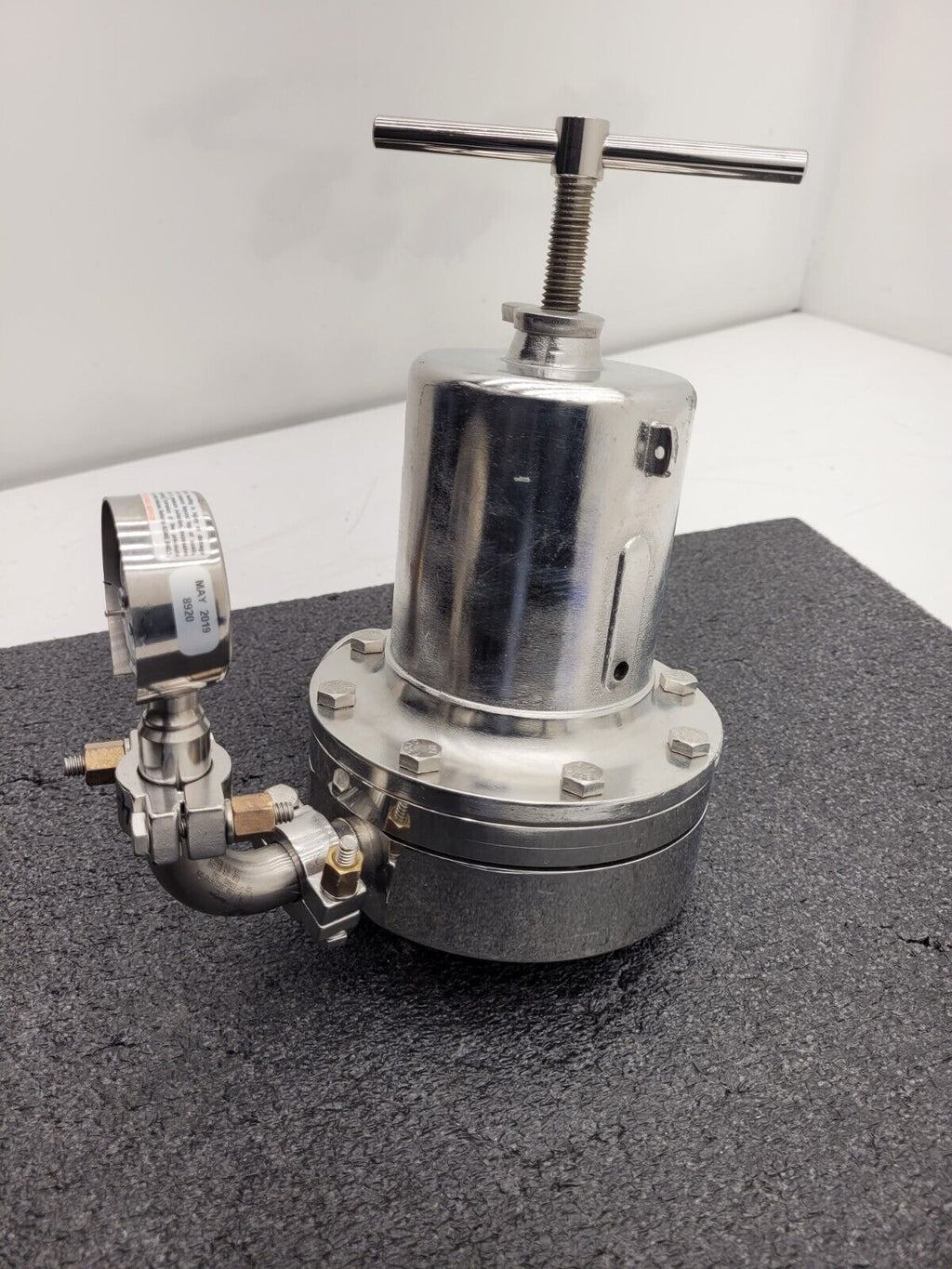 2" Sanitary Fitting 316L Stainless 100PSI Liquid Pressure Regulator 17806-147 B