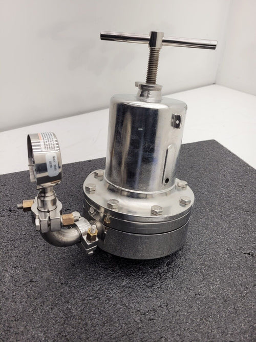 2" Sanitary Fitting 316L Stainless 100PSI Liquid Pressure Regulator 17806-147 B