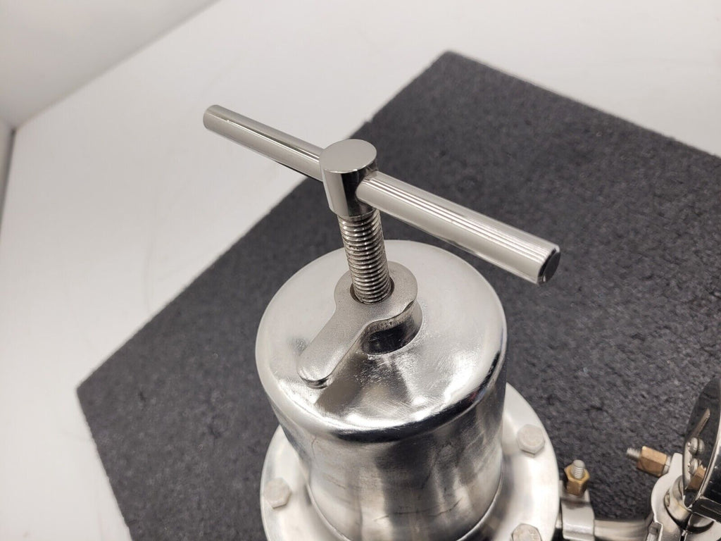 2" Sanitary Fitting 316L Stainless 100PSI Liquid Pressure Regulator 17806-147 B