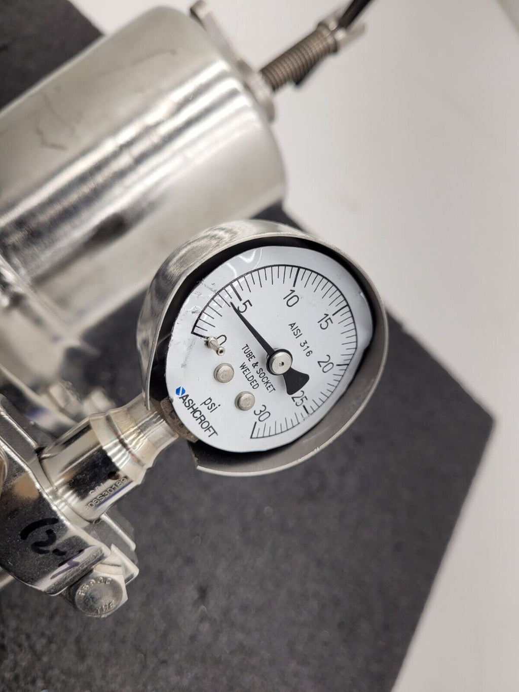 2" Sanitary Fitting 316L Stainless 100PSI Liquid Pressure Regulator 17806-147 B