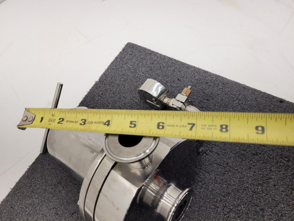 2" Sanitary Fitting 316L Stainless 100PSI Liquid Pressure Regulator 17806-147 B