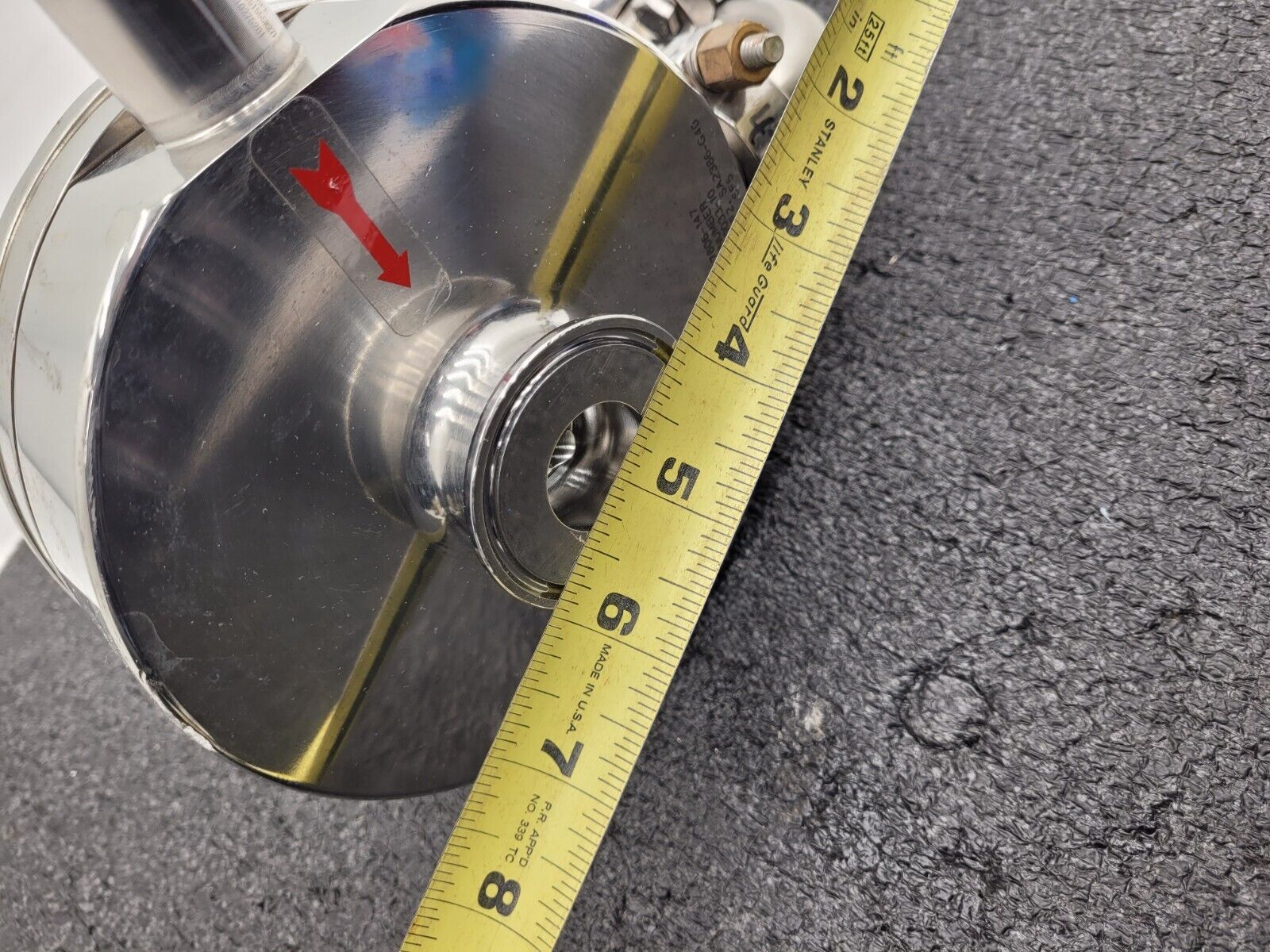 2" Sanitary Fitting 316L Stainless 100PSI Liquid Pressure Regulator 17806-147 B