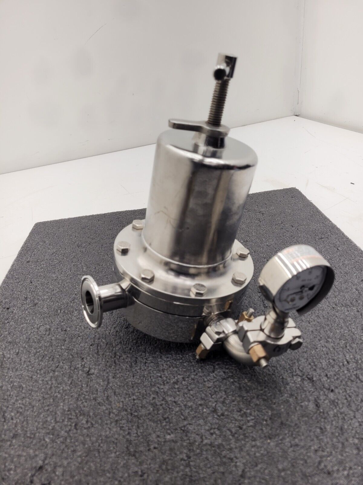 2" Sanitary Fitting 316L Stainless 100PSI Liquid Pressure Regulator 17806-147 B