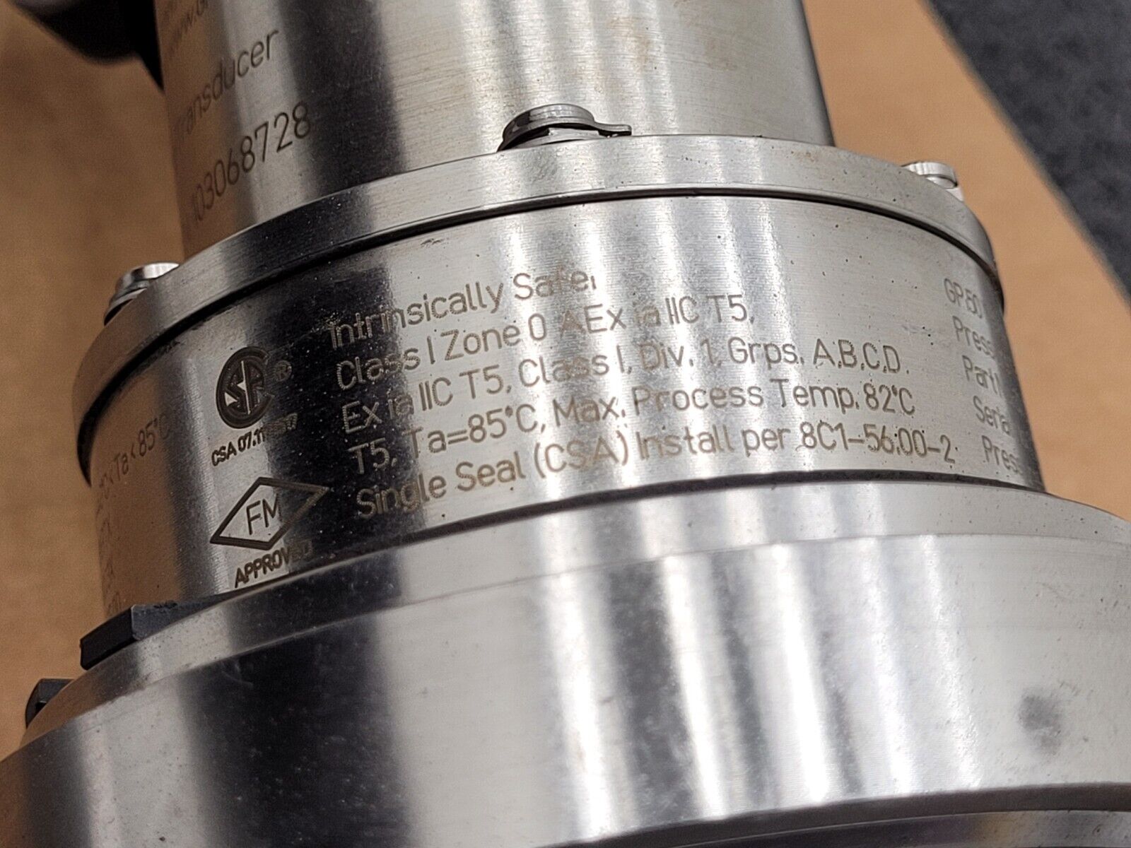 GP50 Pressure Transducer 370GIDSDDK-A349 20K PSI H20 Water Service