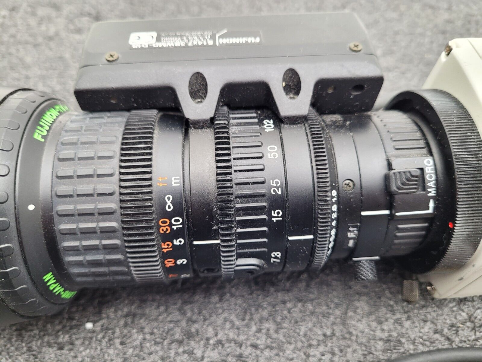 Sony DXC-950 Power HAD 3 CCD Video Camera w/Fujinon S14x7.5BRM-18 zoom Lens