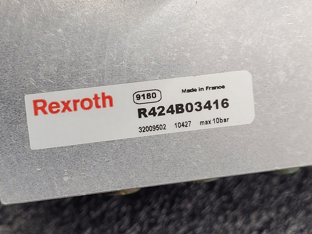 BOSCH Rexroth R424B03415 Pnuematic Solenoid 8x Valve Block Stack Unit A