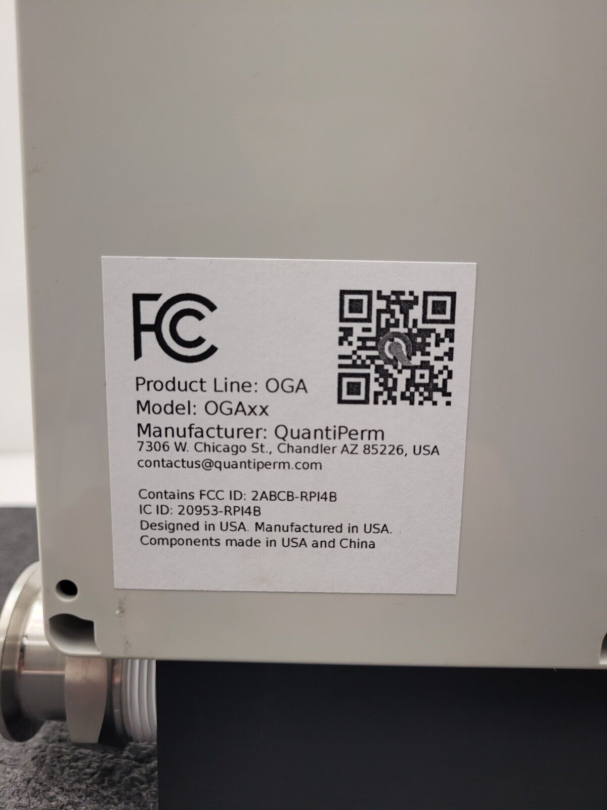 QuantiPerm OGA Off Gas Analyzer System for Labs Micro Brewery OGAxx CO2 O2 Etc.