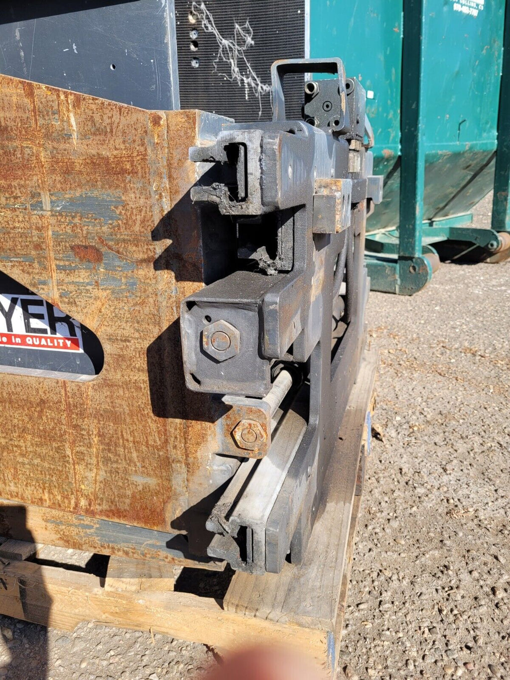 Meyer 1 Ton Forklift Bale Carton Clamp Attachment 3-0402-1 Class 2 Carriage