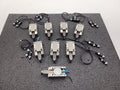 Lot 8x FESTO EV-16-4 150682 Single Acting Clamping Cylinder 4mm Stroke +Sensors