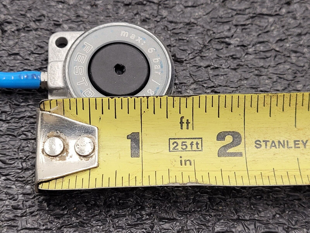 Lot 8x FESTO EV-16-4 150682 Single Acting Clamping Cylinder 4mm Stroke +Sensors