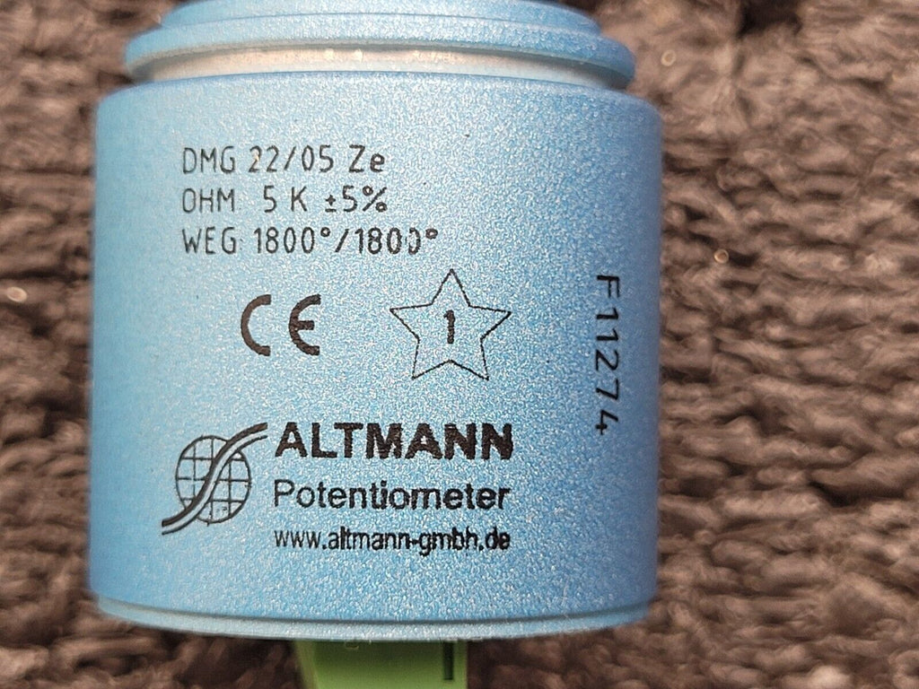 Altmann DMG 22/05 Ze 5K Ohm 1800° / 1800° Potentiometer Working Pull