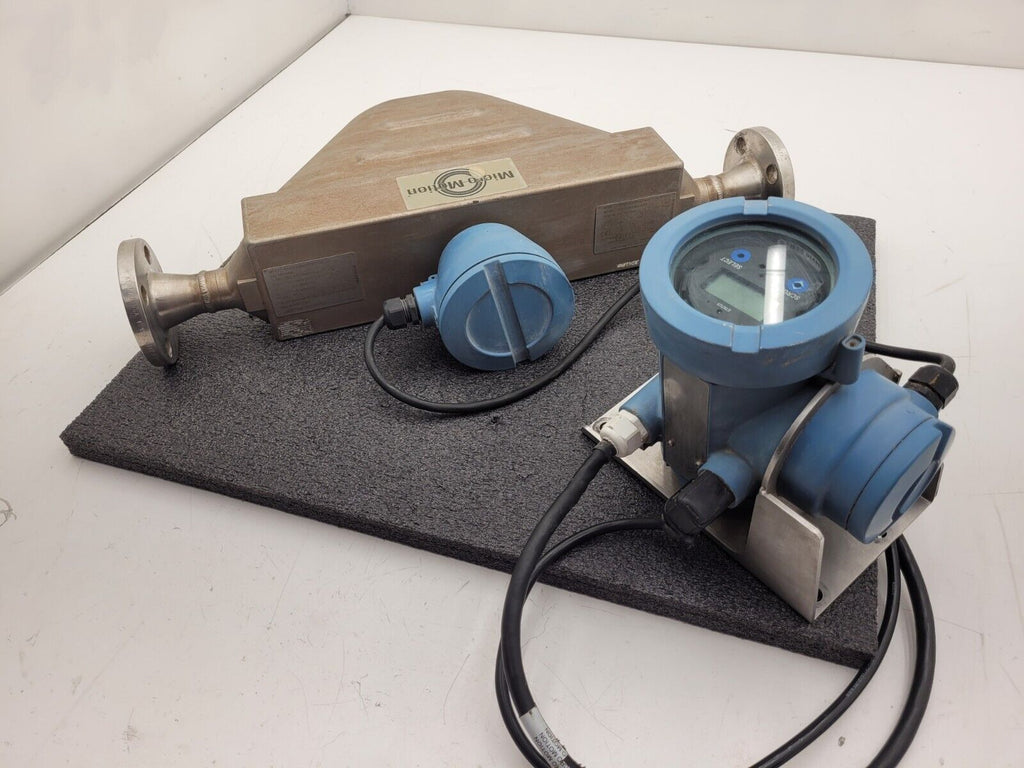 Micro Motion Mass Flow Coriolis Meter Sensor R100S128NQBZEZZZZ 1" +TX Unit
