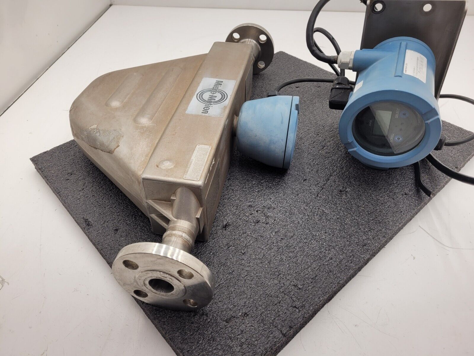 Micro Motion Mass Flow Coriolis Meter Sensor R100S128NQBZEZZZZ 1" +TX Unit
