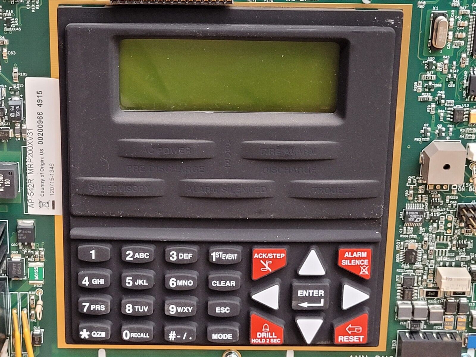 Auto Pulse AutoPulse AP-542R Fire Alarm Control Panel