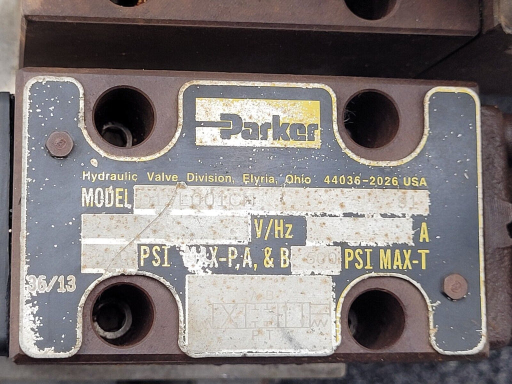 PARKER Hydraulic Proportional ISO Valve D1FHE80HCNEK0030X6114 12VDC + Override D