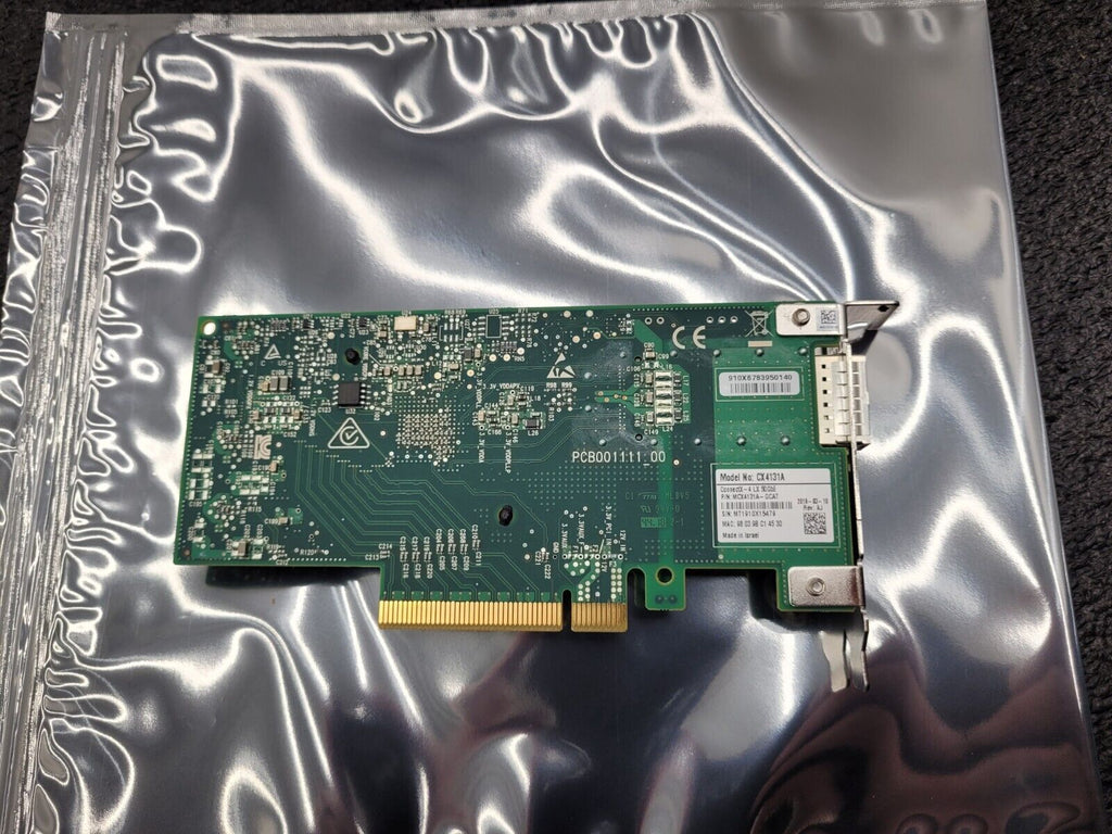 Mellanox MCX4131A-GCAT 50GBe Single Port QSFP28 PCI-e NIC ConnectX-4 LX