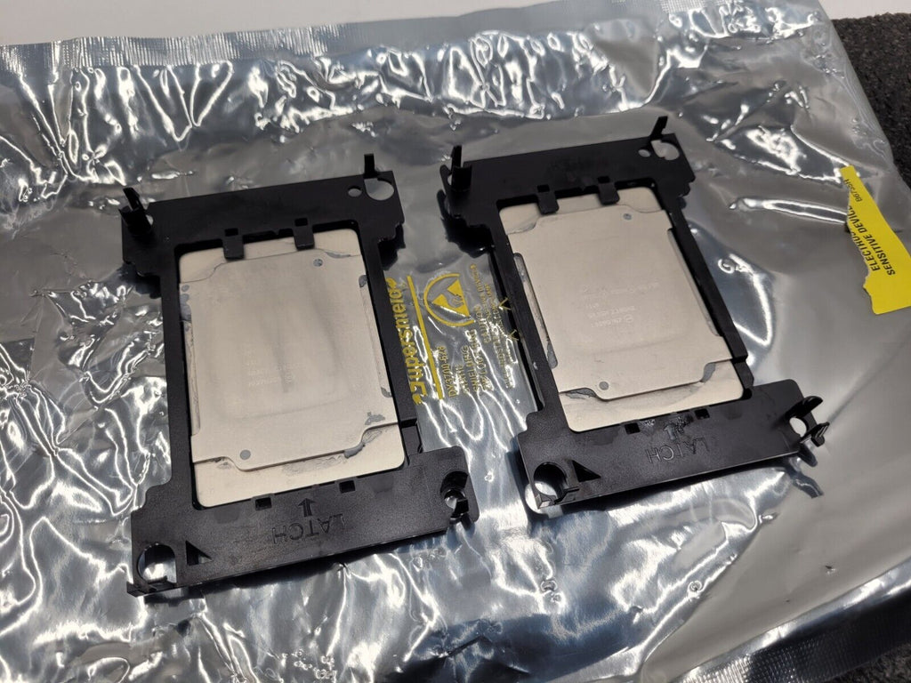 Matched Pair Intel Xeon Silver 4110 2.10Ghz 8 Core 11 MB LGA3647 CPU 85W SR3GH