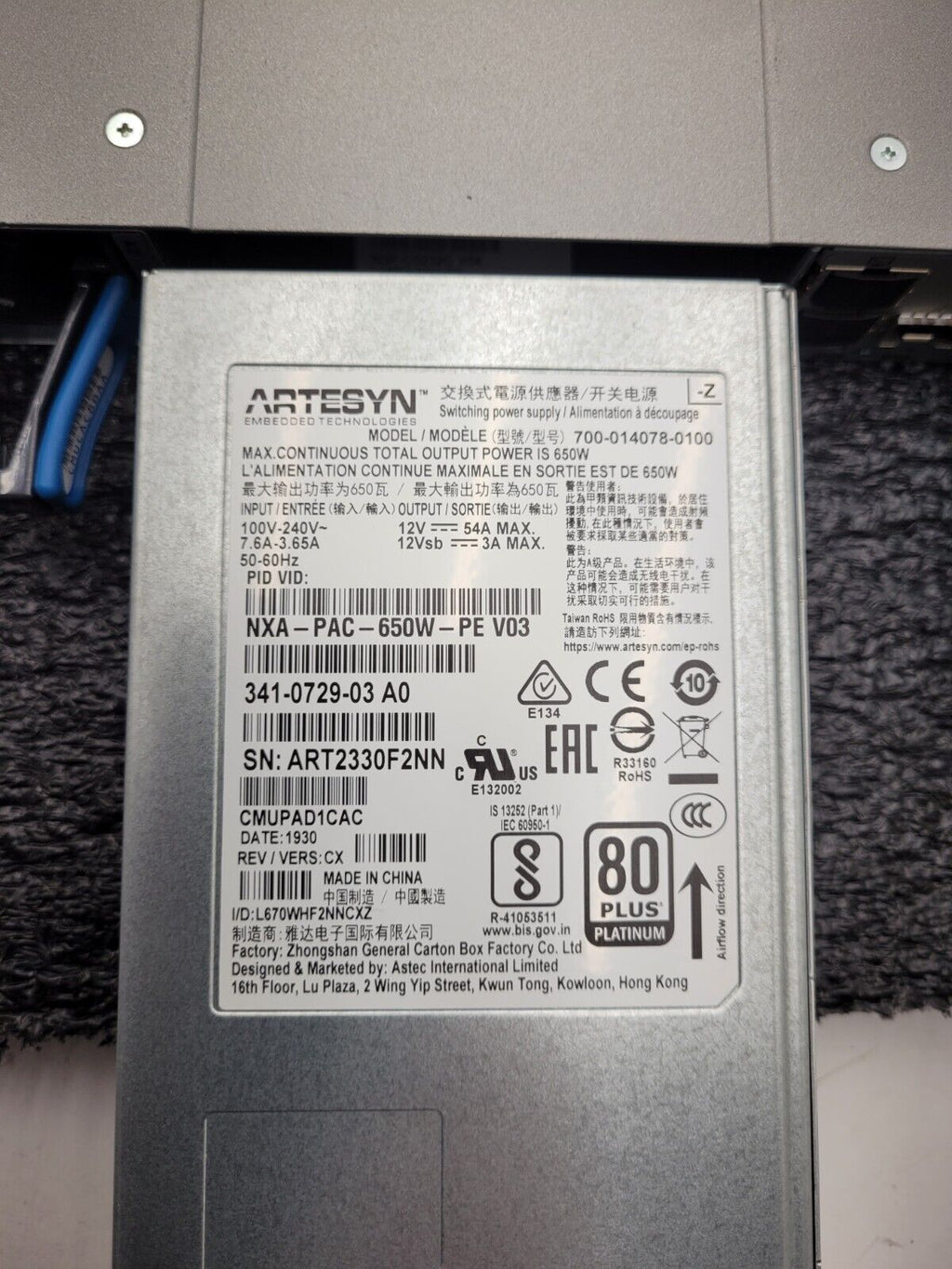 Cisco Nexus 3232C N3K-C3232C 32-Port 100G QSFP28 Network Switch Full Fans & PSUs