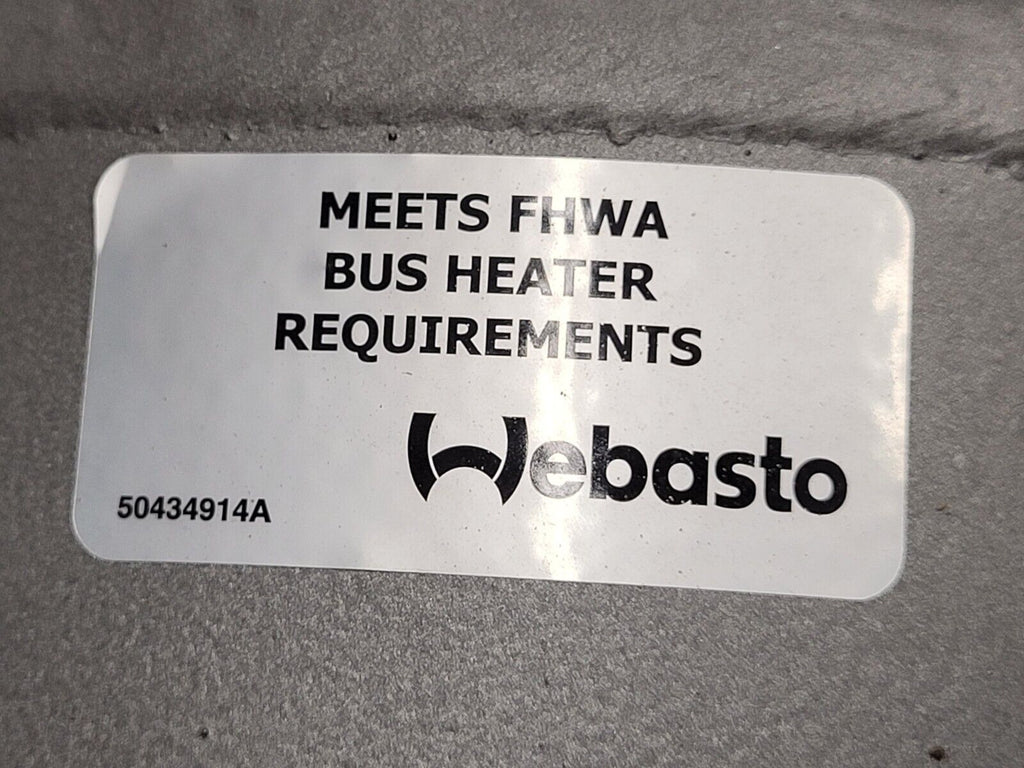 Webasto Spheros Arctic Fox DBW 300 Diesel Heater 30kW 12 Volt 100W A1