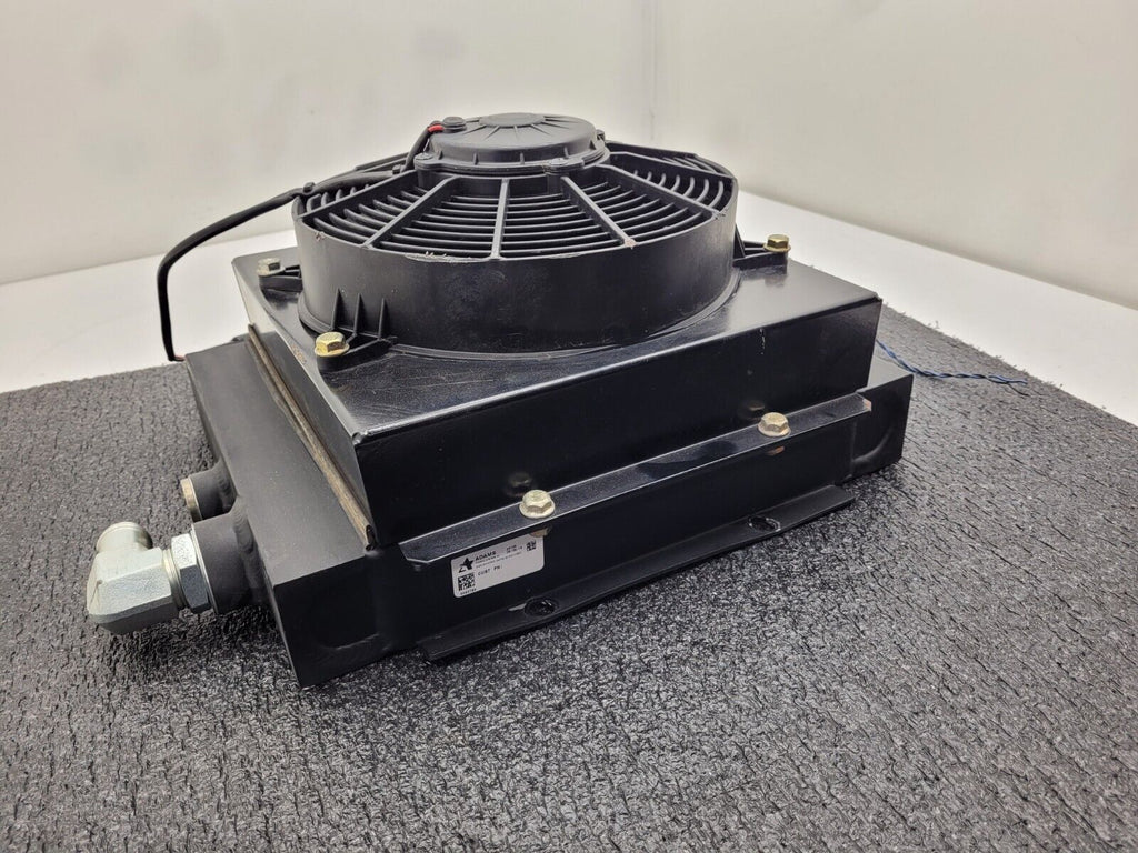 Adams Thermal Systems Hydraulic Oil Cooler Radiator 24105 + 12VDC Fan C