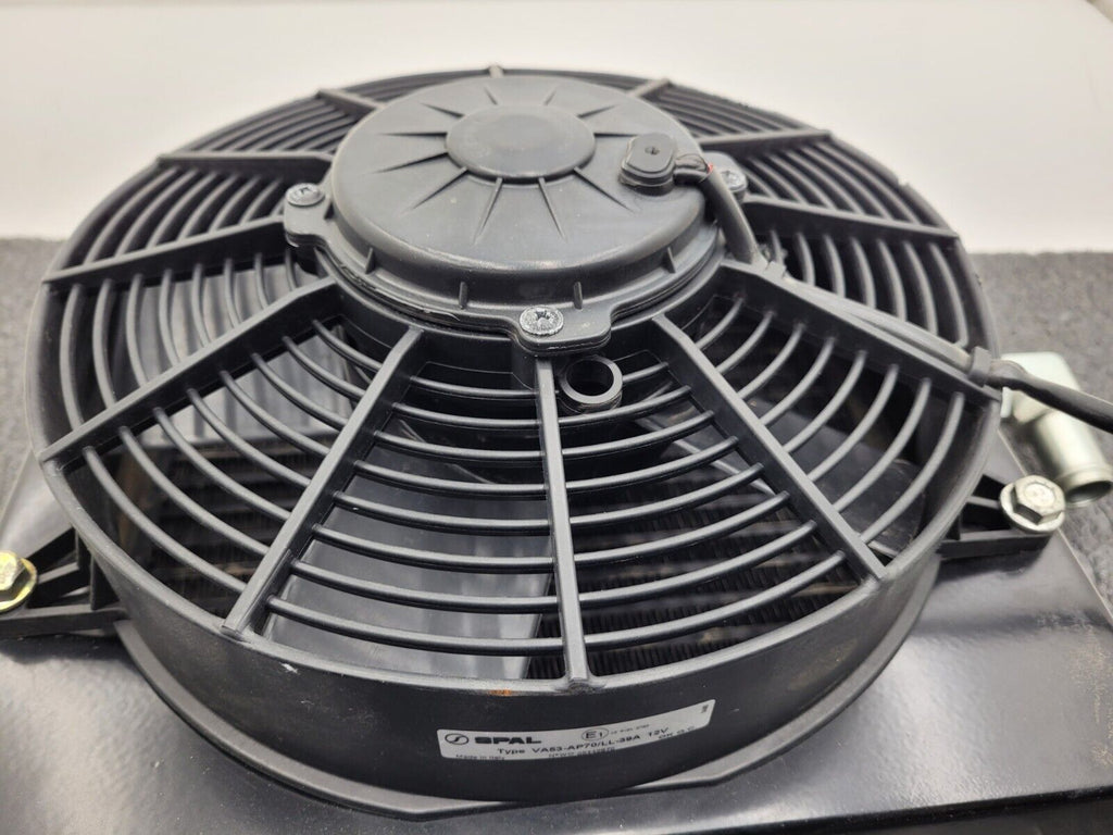 Adams Thermal Systems Hydraulic Oil Cooler Radiator 24105 + 12VDC Fan C