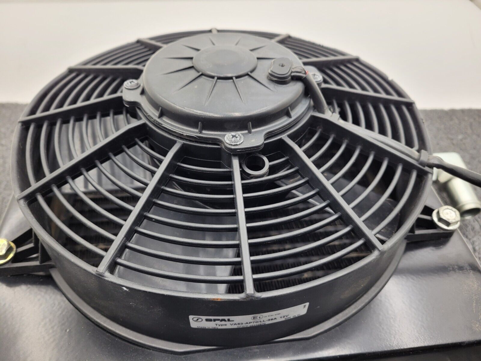 Adams Thermal Systems Hydraulic Oil Cooler Radiator 24105 + 12VDC Fan C