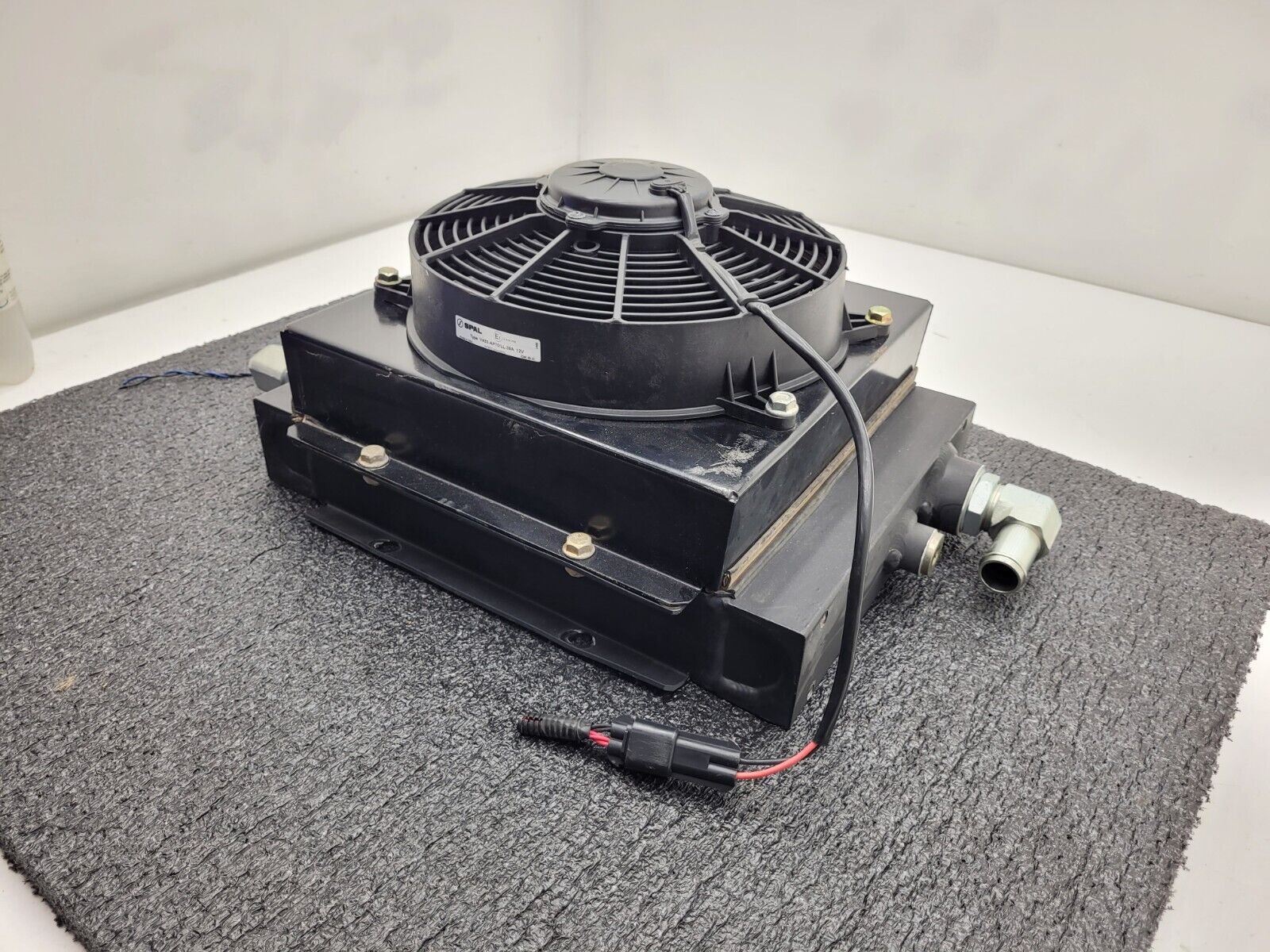 Adams Thermal Systems Hydraulic Oil Cooler Radiator 24105 + 12VDC Fan C