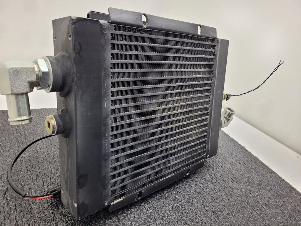 Adams Thermal Systems Hydraulic Oil Cooler Radiator 24105 + 12VDC Fan C