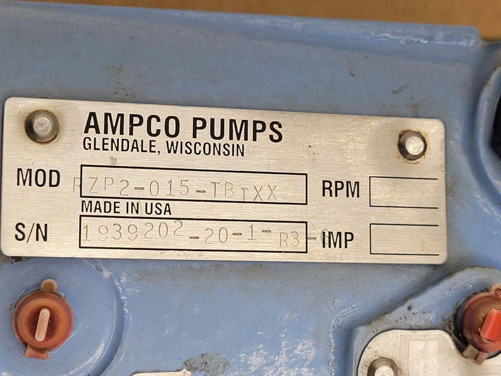 Waukesha Cherry-Burrell Ampco Rebuild SPX 015U2 SS PDP Needs Seals E