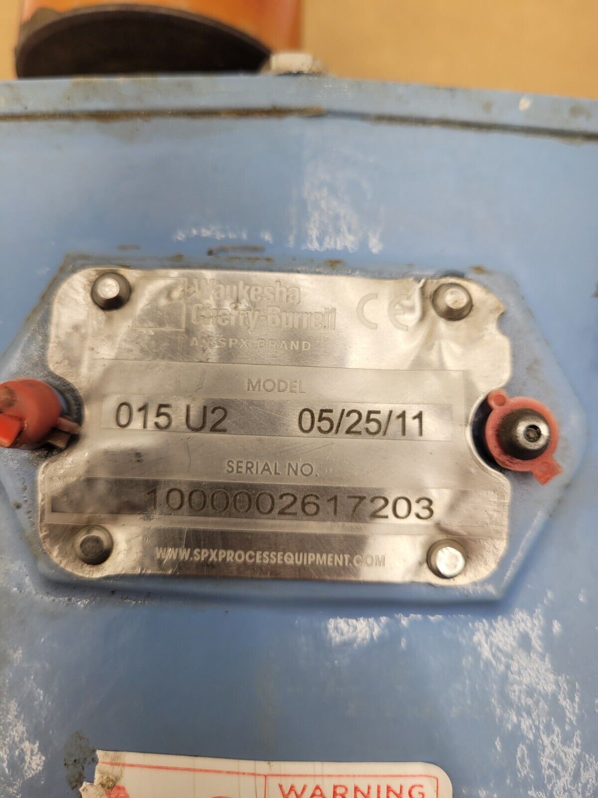 Waukesha Cherry-Burrell Ampco Rebuild SPX 015U2 SS PDP Needs Seals E